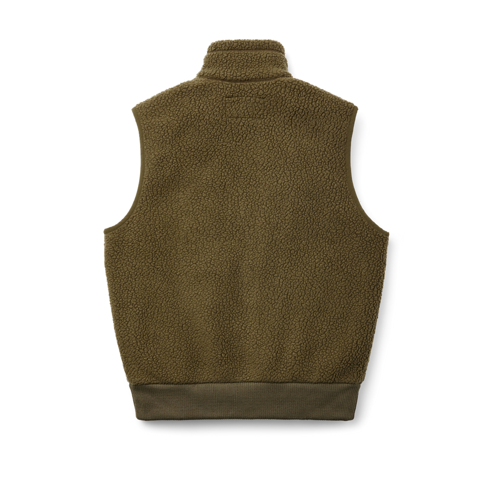 Alternate view of the Filson Sherpa Fleece Vest - Marsh Olive