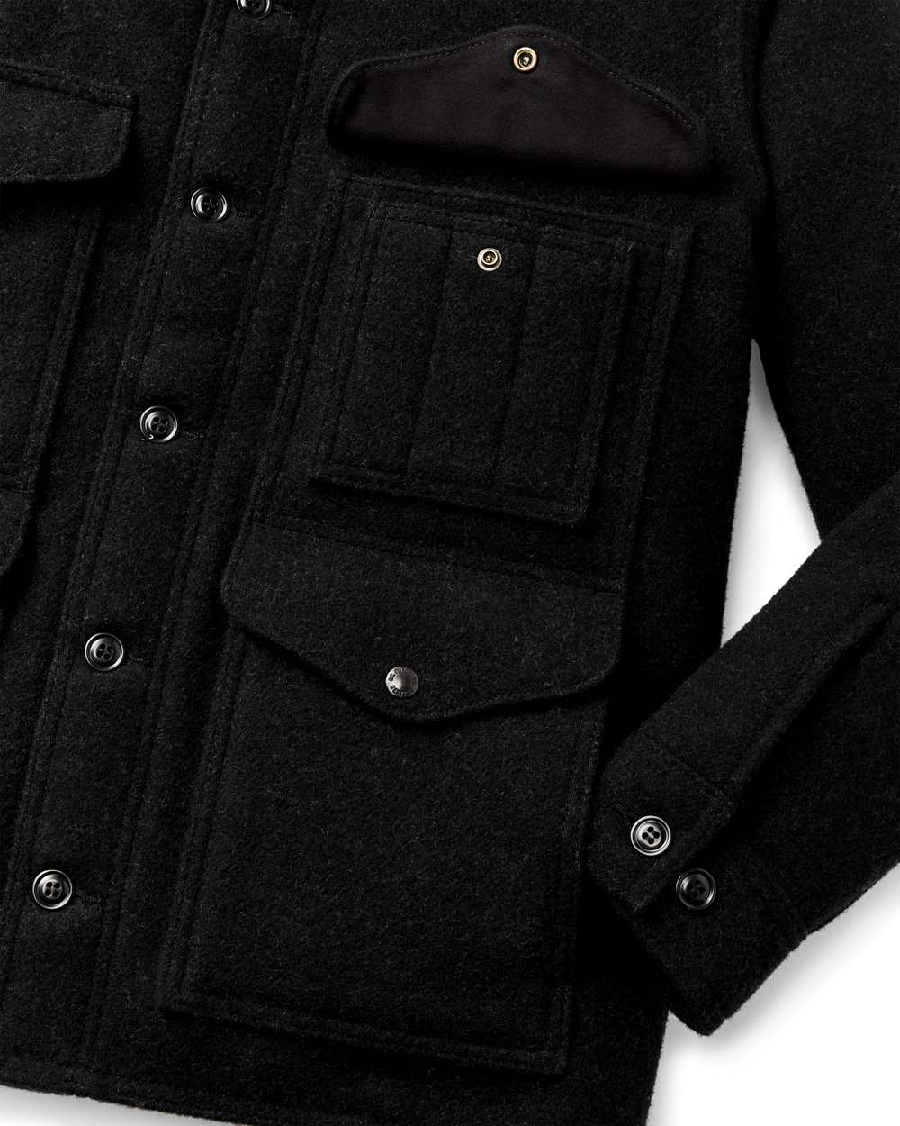 Mackinaw Wool Cruiser Jacket - Charcoal