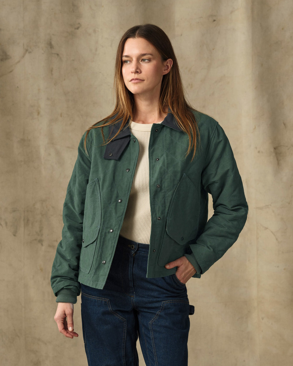 Women's Quilted Outfitter Jacket - Deep Forest