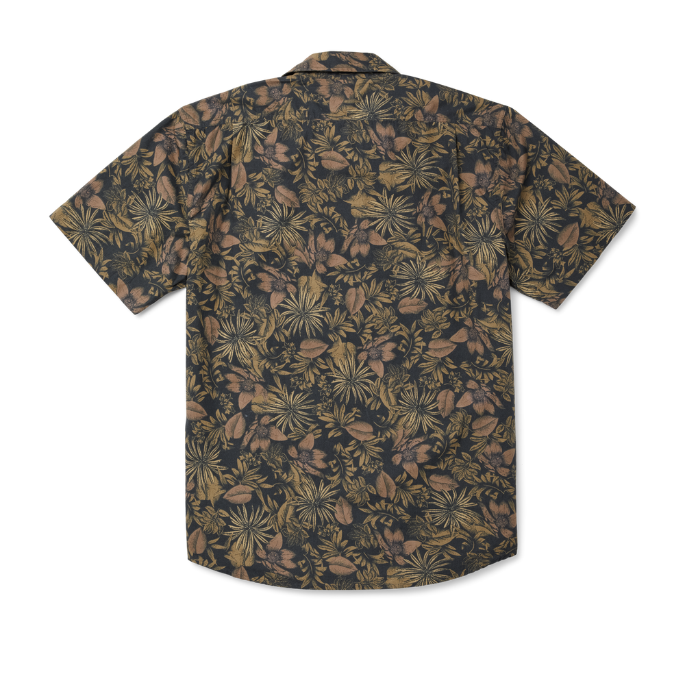 Alternate view of the Filson Filson's Washed Short Sleeve Feather Cloth Shirt - Palm