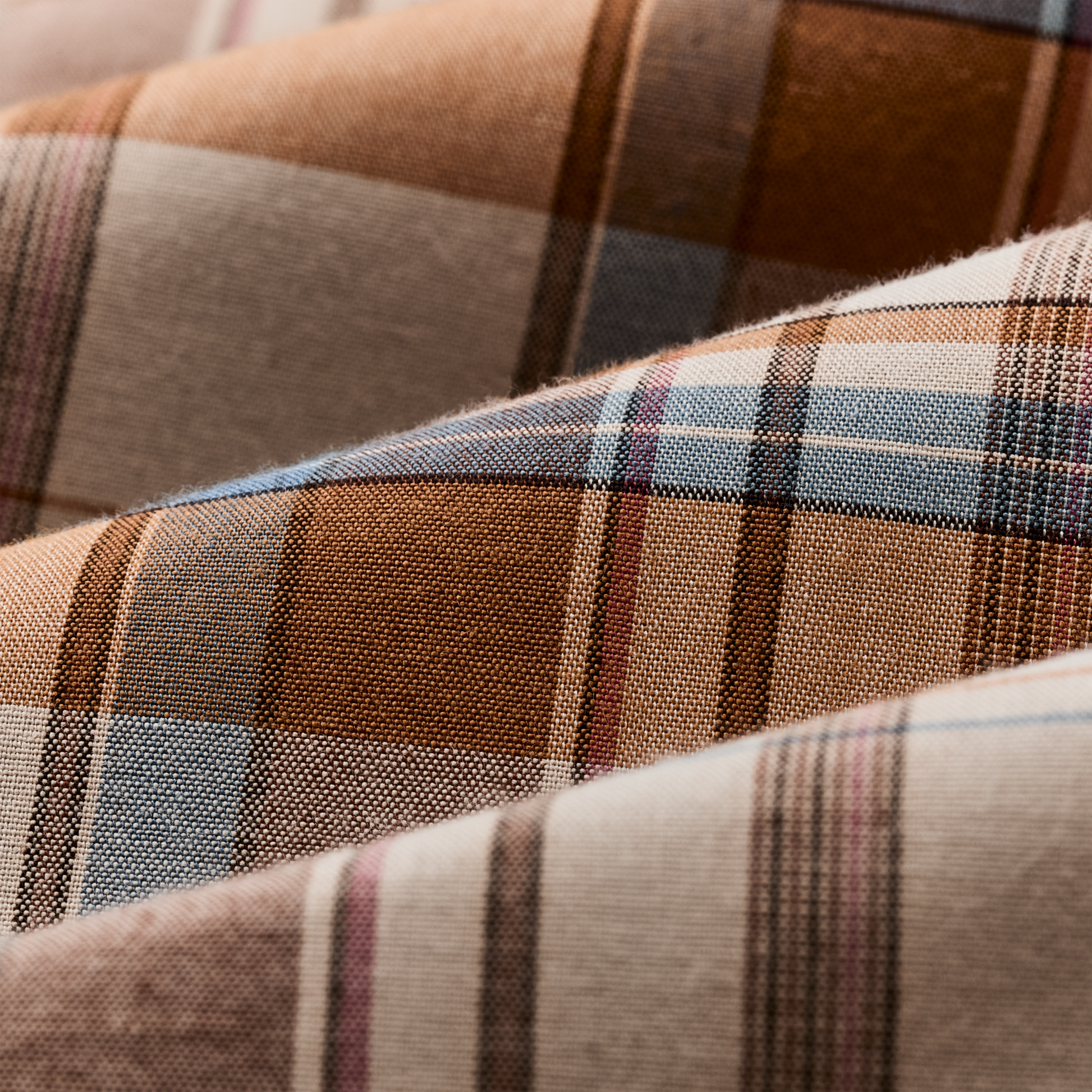 Alternate view of the Filson Twin Lakes Short Sleeve Sport Shirt - Beige / Rust Plaid