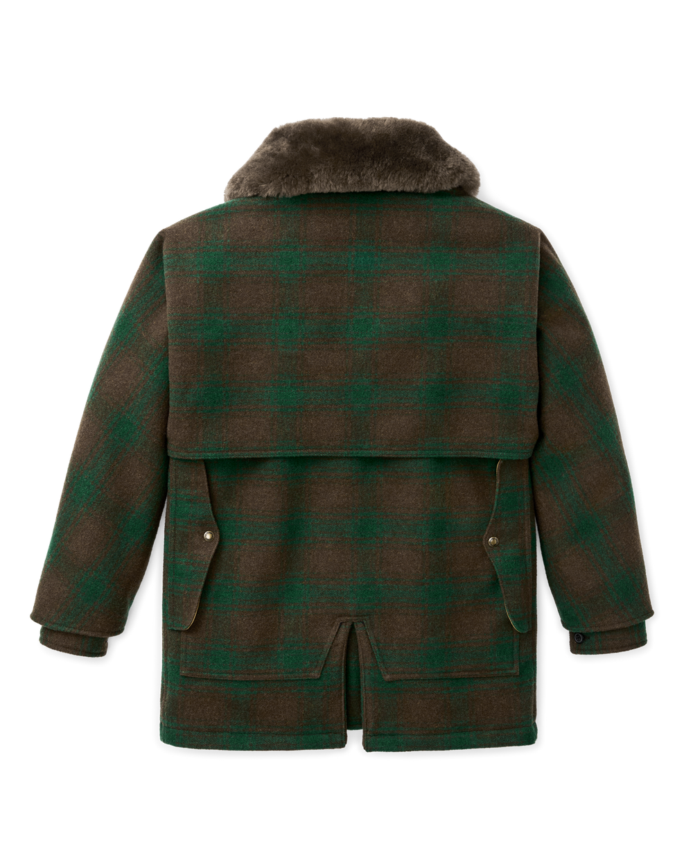 Lined Mackinaw Wool Packer Coat - Timber / Pine Plaid