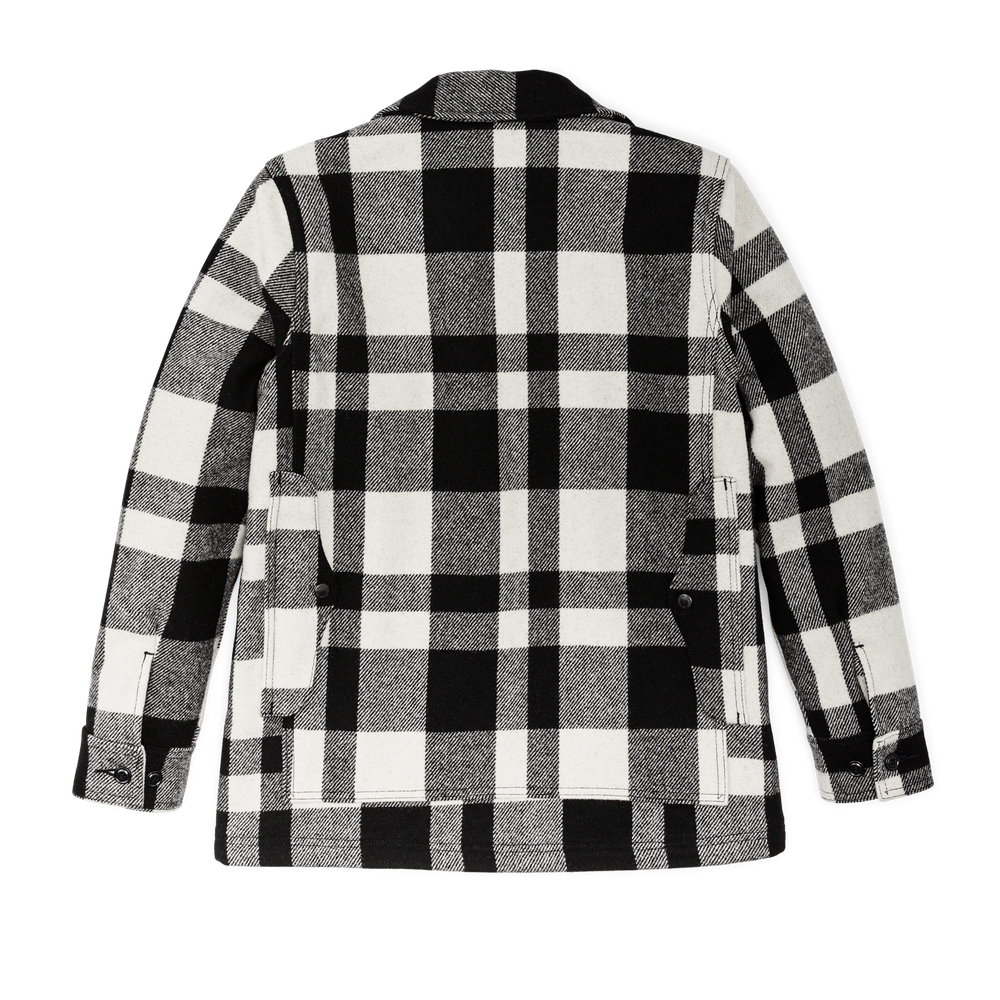 Alternate view of the Filson Women's Mackinaw Cruiser - Natural / Black Heritage Plaid