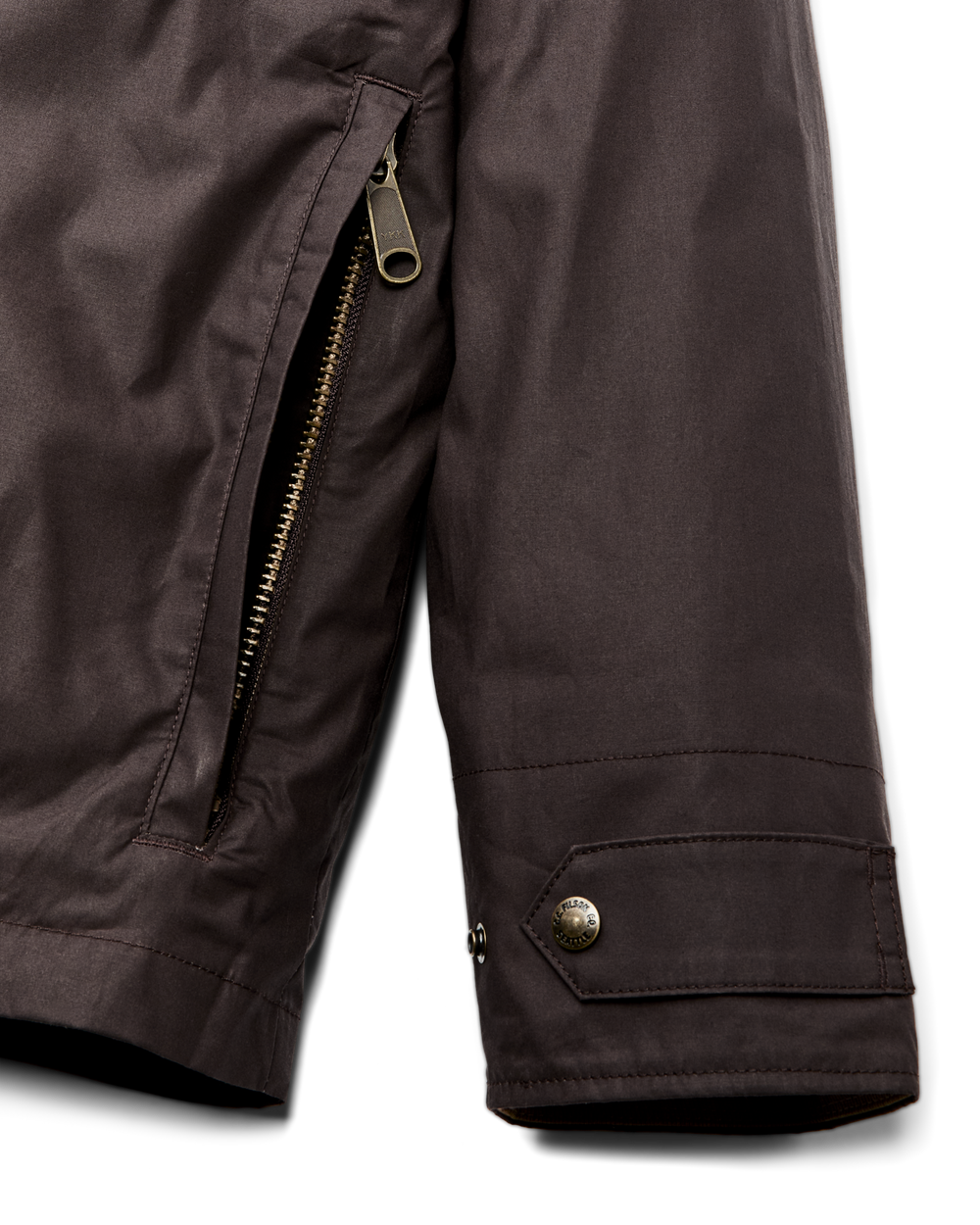 Dry Wax Short Field Jacket - Dark Brown Tan