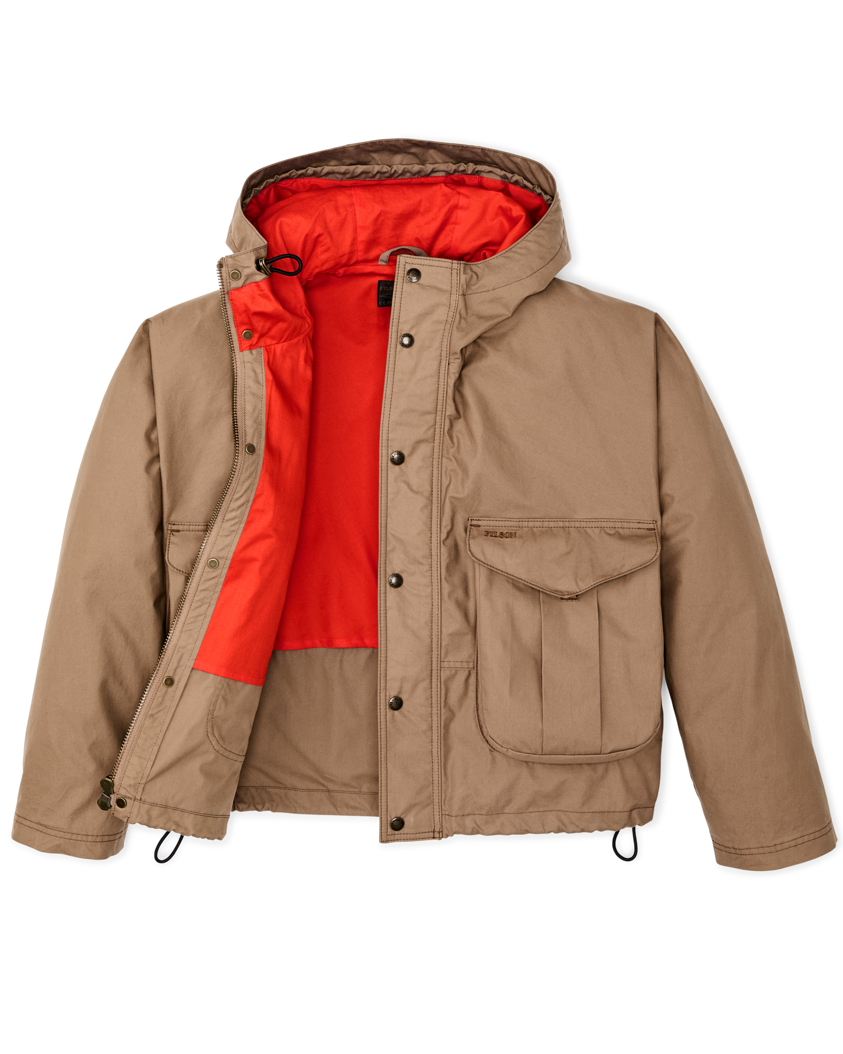 Women's Aviator Cloth Wading Jacket - Dark Tan
