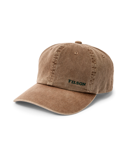 filson フィルソン WASHED LOW-PROFILE CAP Washed Low-Profile Logger Cap - Washed Tan | Filson