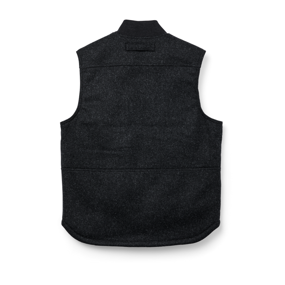 Alternate view of the Filson Lined Mackinaw Wool Work Vest - Charcoal
