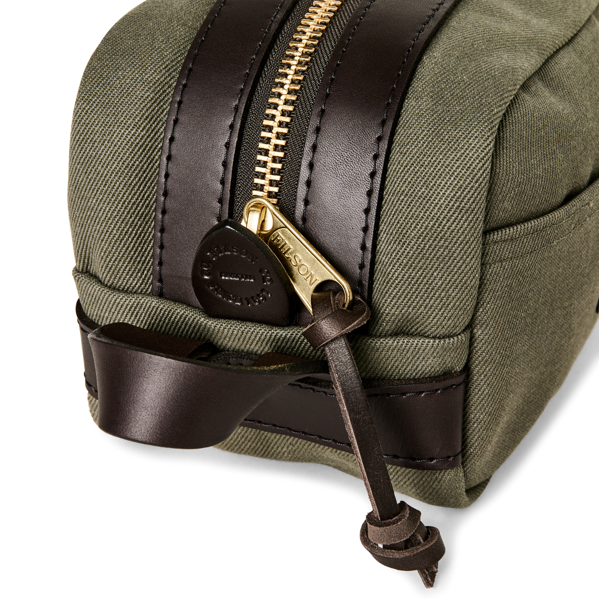 Rugged Twill Dopp Kit - Otter Green | Filson Rugged Twill Dopp Kit - Otter Green | Filson