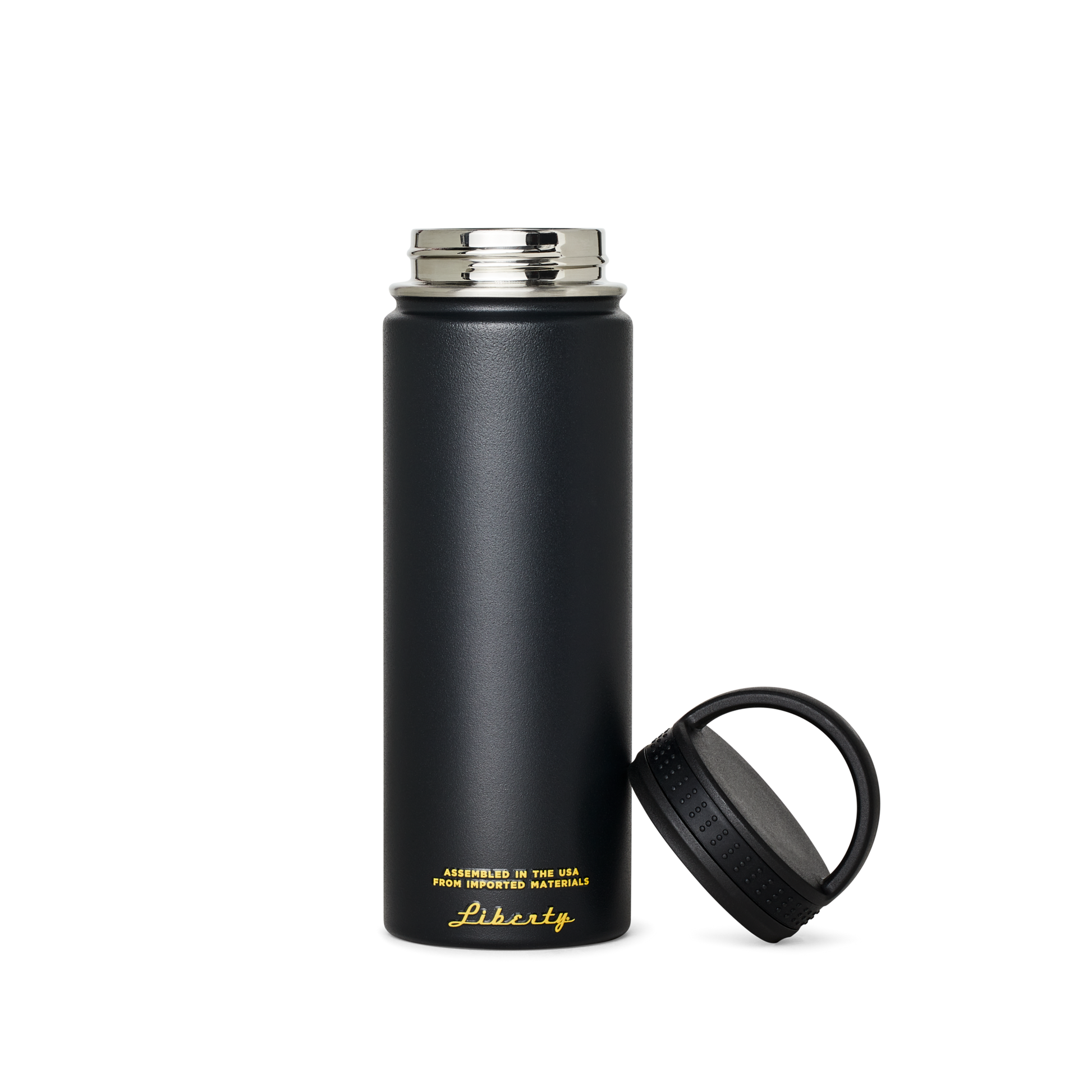Alternate view of the Filson Insulated Water Bottle - Black / Fish