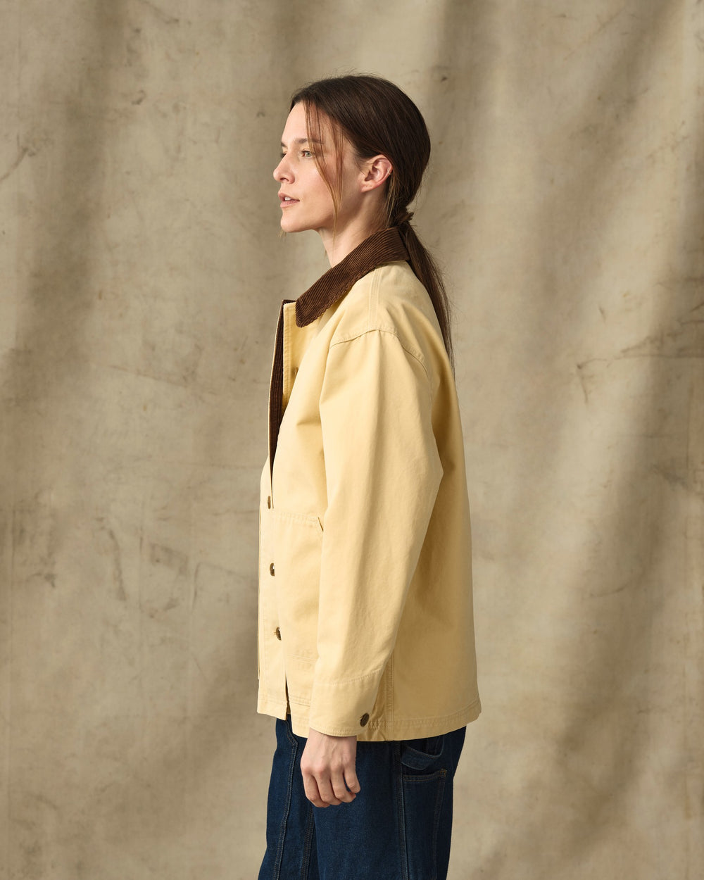 Women's Canvas Barn Coat - Antique Khaki