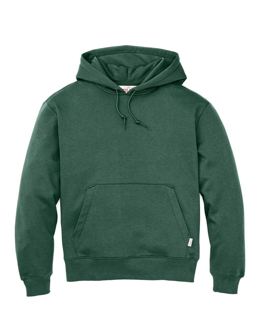 Front-facing image of the Filson Northwest Hoodie - Granite Green