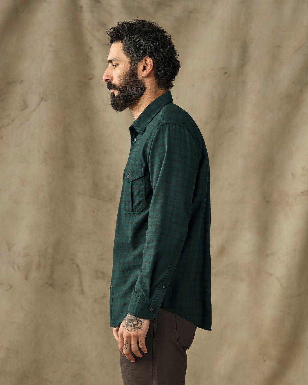 Lightweight Alaskan Guide Shirt - Pine / Black Plaid