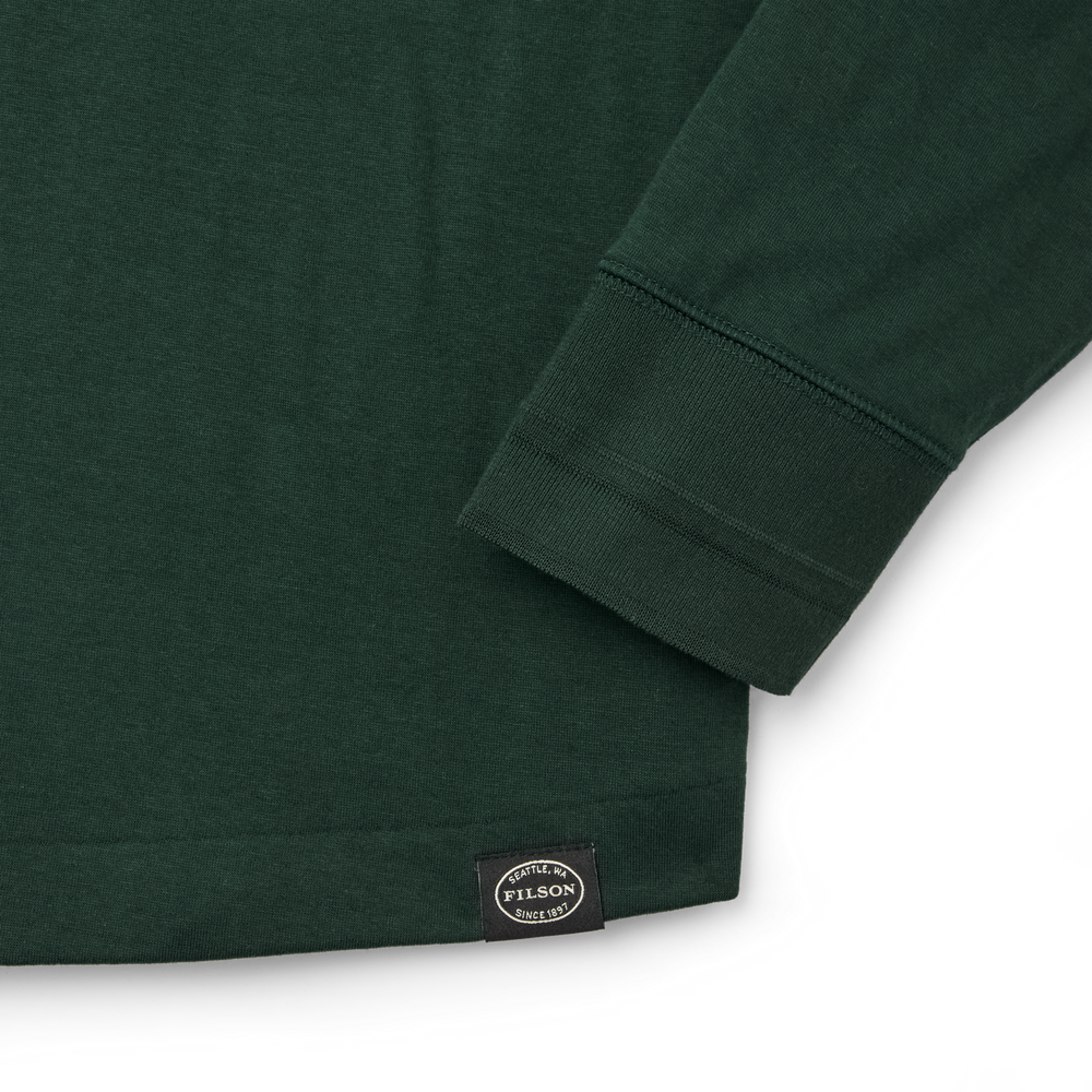 Alternate view of the Filson Double Layer Henley - Fir