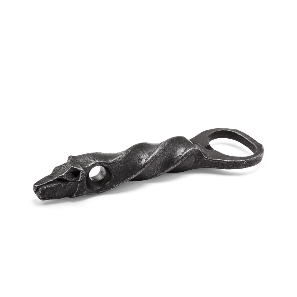 Alternate view of the Filson Wolf Head Bottle Opener - Steel