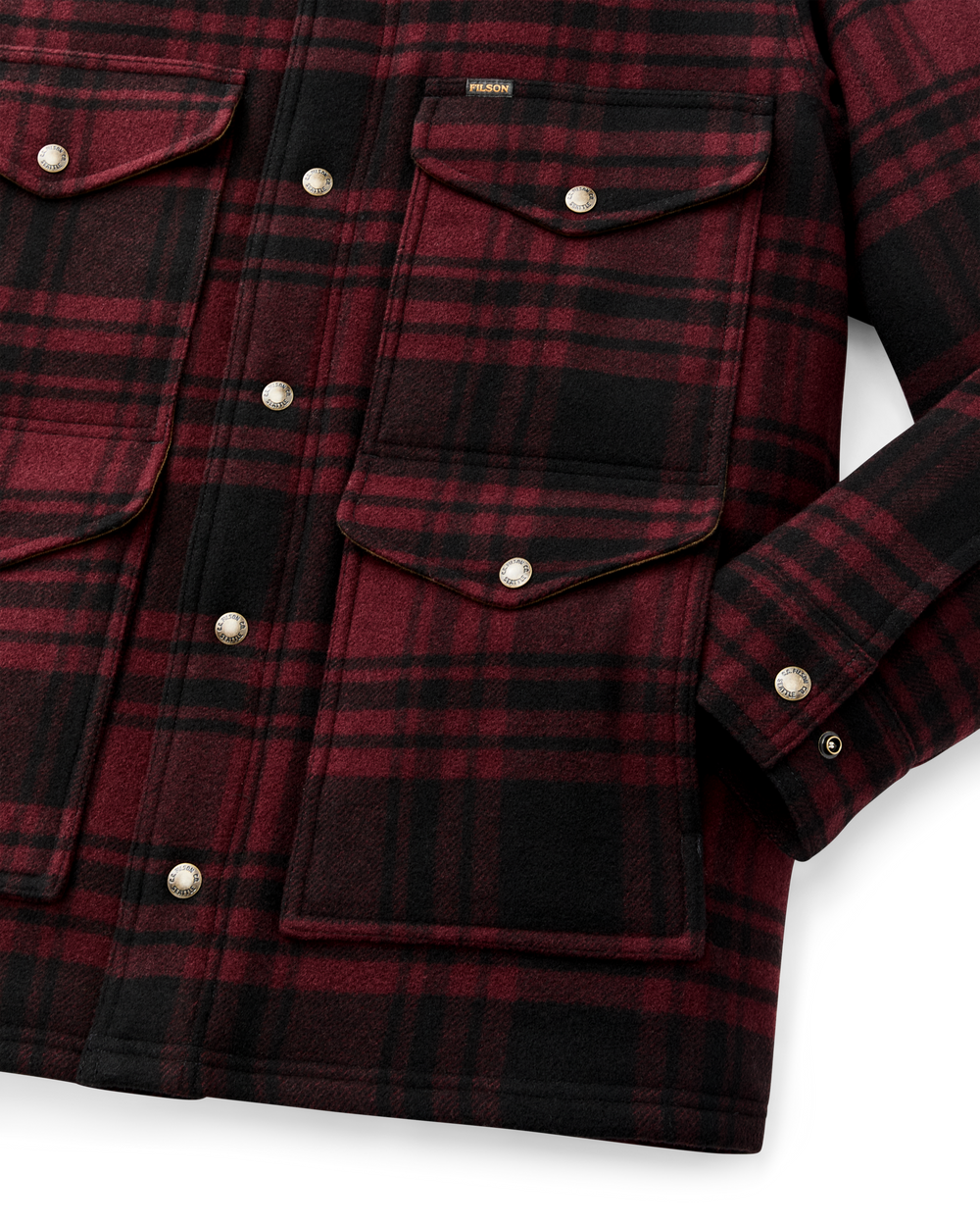 Spokane Insulated Cruiser Jacket - Port / Black Plaid