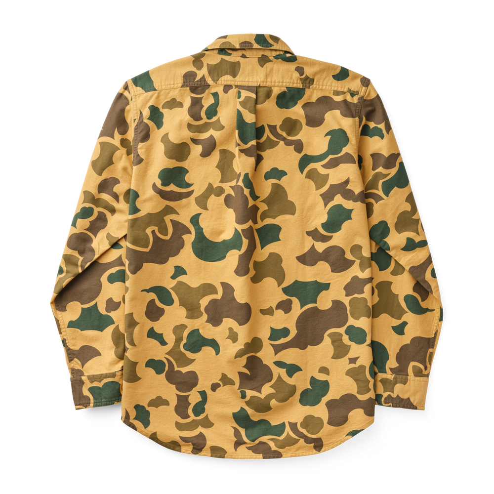 Alternate view of the Filson Field Flannel Shirt - Light Shrub Camo