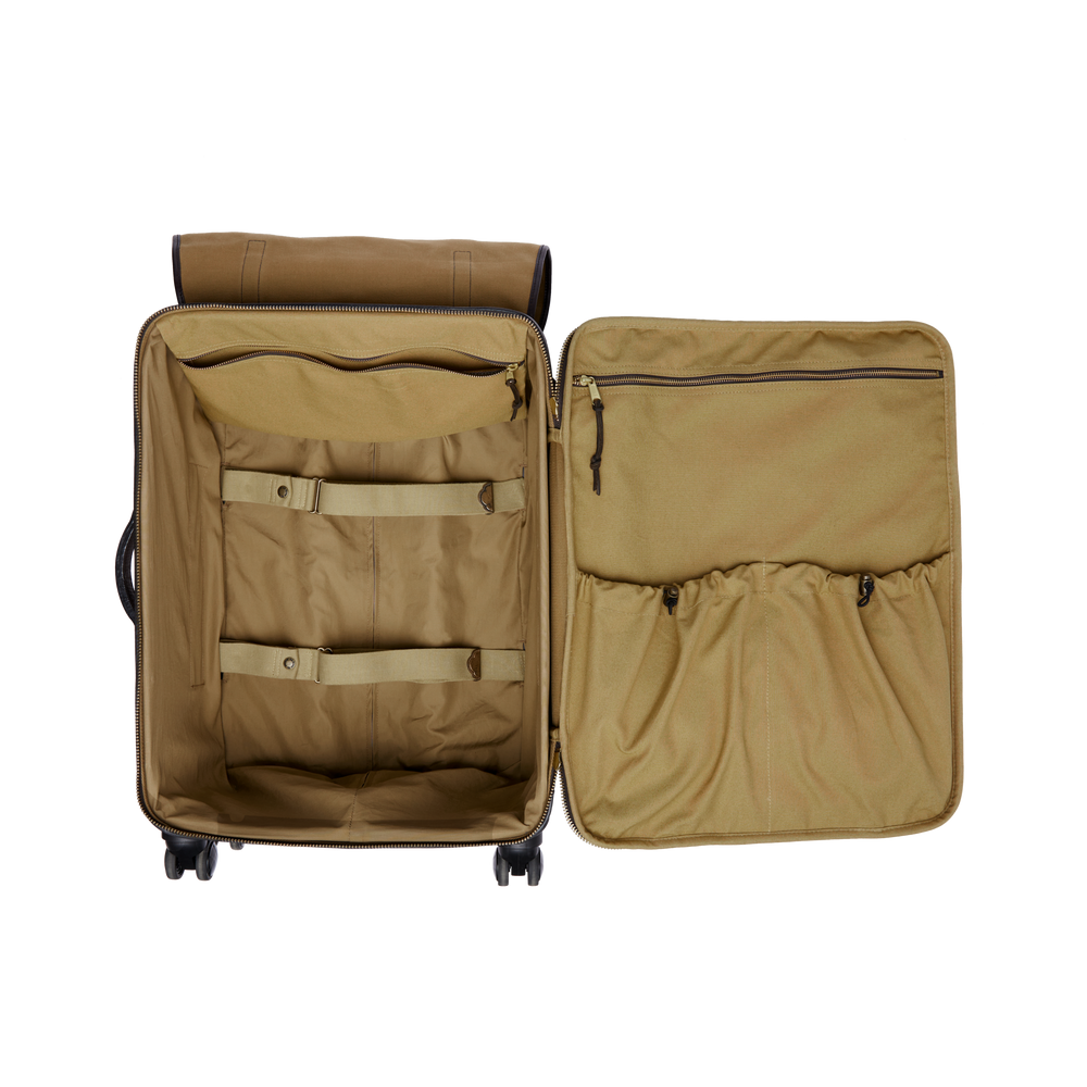 Alternate view of the Filson Rugged Twill Rolling 4-wheel Check-in Bag - Tan