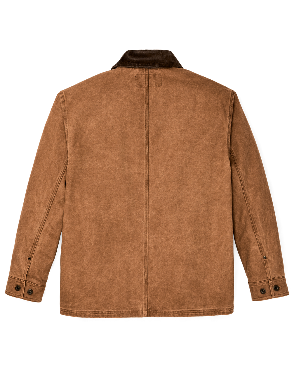 Alternate view of the Filson Rustic Canvas Barn Coat - Whiskey