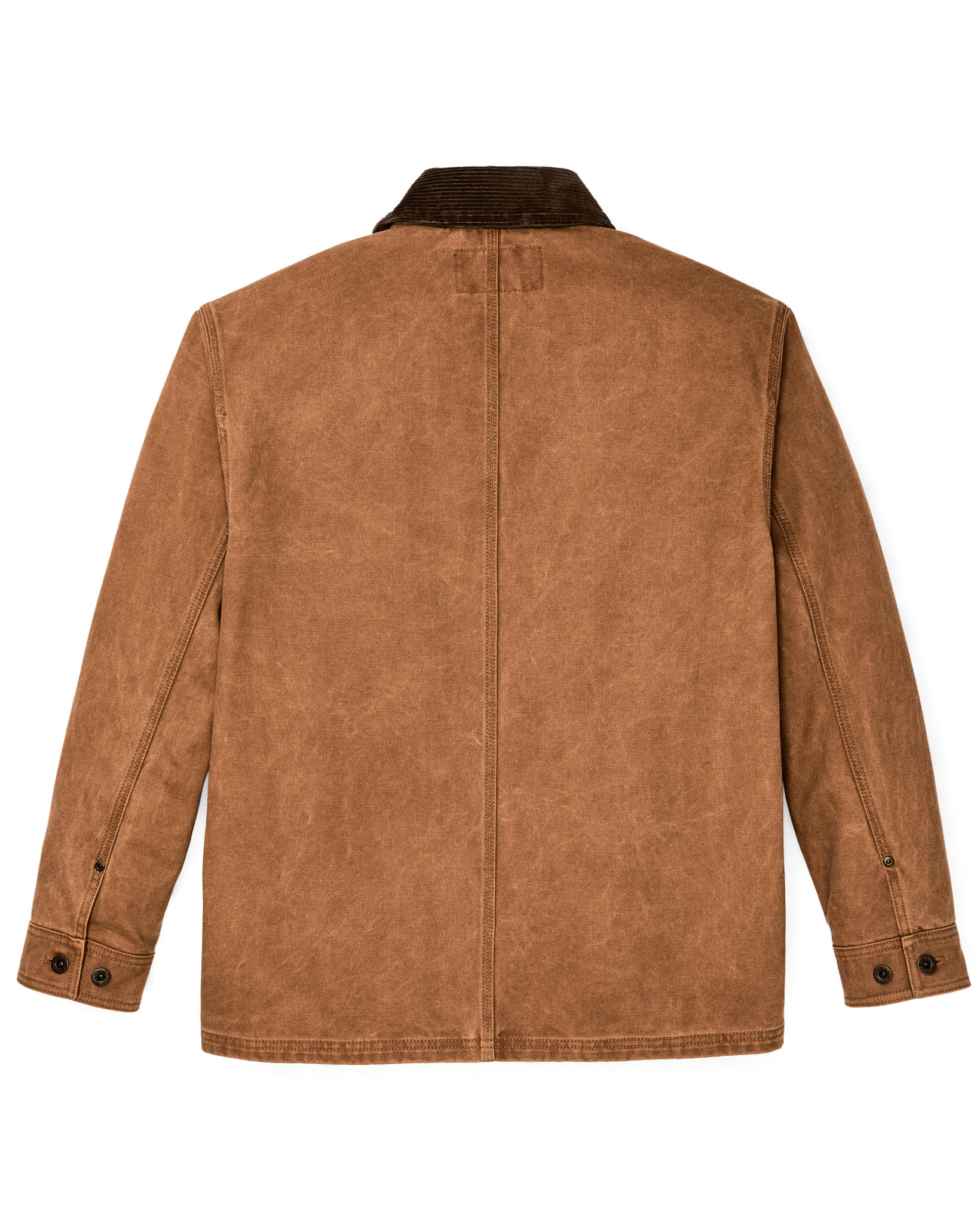 Alternate view of the Filson Rustic Canvas Barn Coat - Whiskey