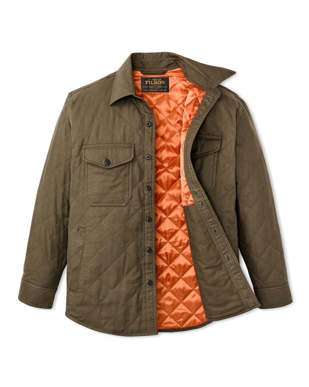 Insulated Flannel Jac-Shirt - Field Olive