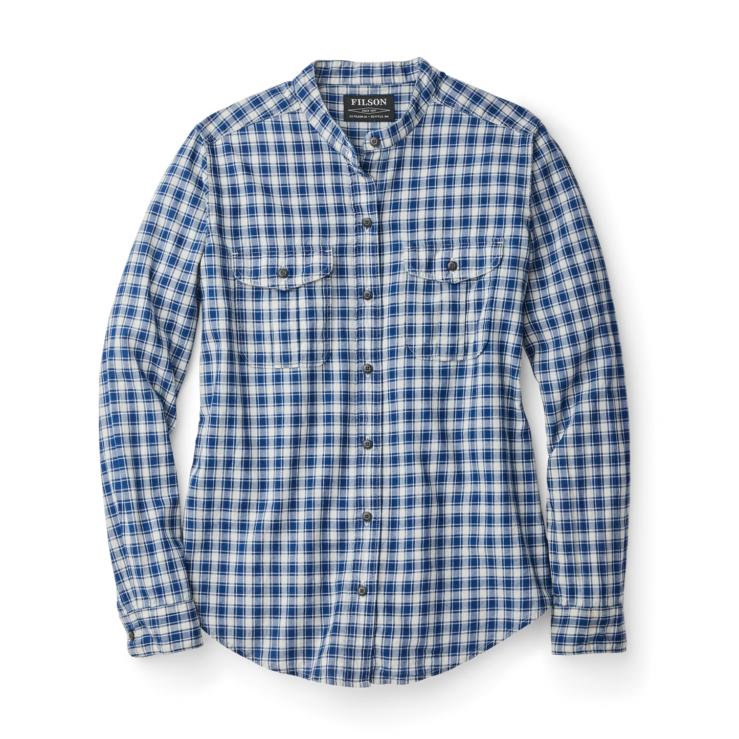 Women's Kadin Island Shirt - Indigo Chambray
