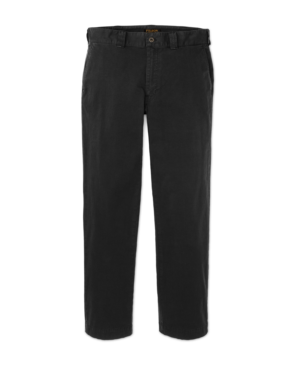 Front-facing image of the Filson Granite Mountain Flat Front Pants - Washed Faded Black