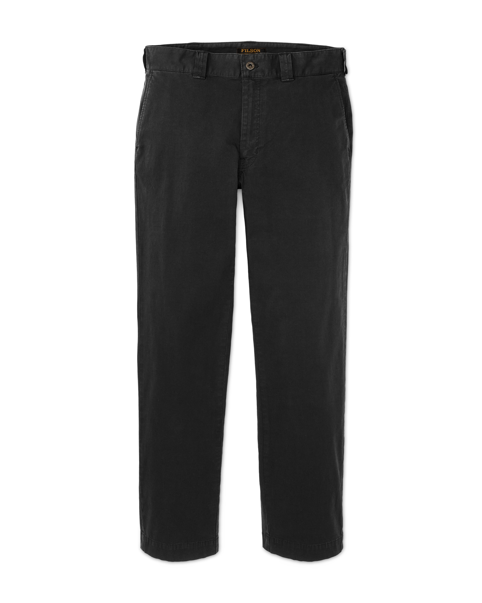Granite Mountain Flat Front Pants - Washed Faded Black | Filson