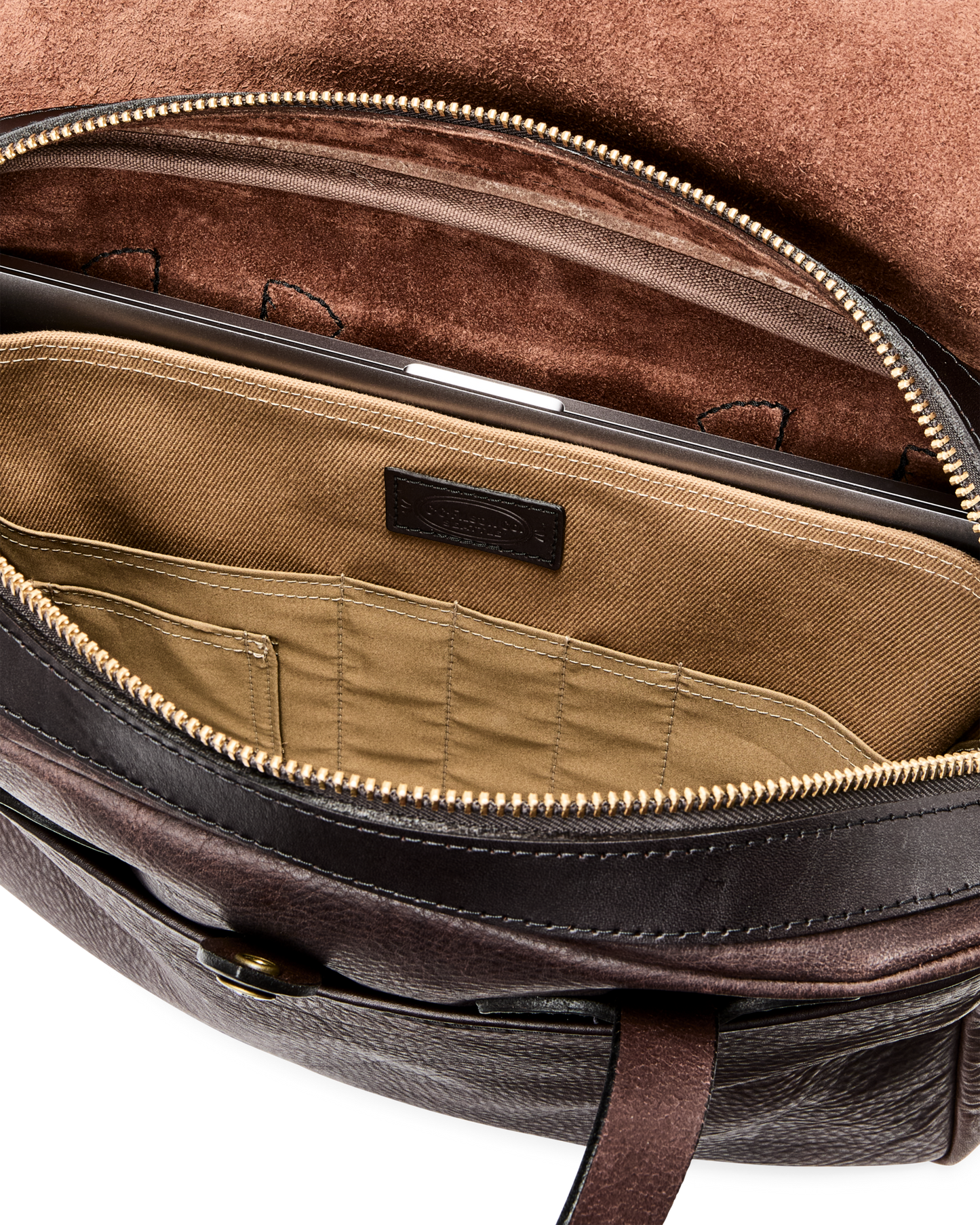 Heritage Leather Original Briefcase - Ballard Brown