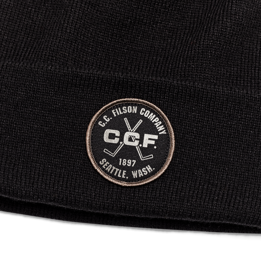 Alternate view of the Filson Filson Hockey Ballard Watch Cap - Black