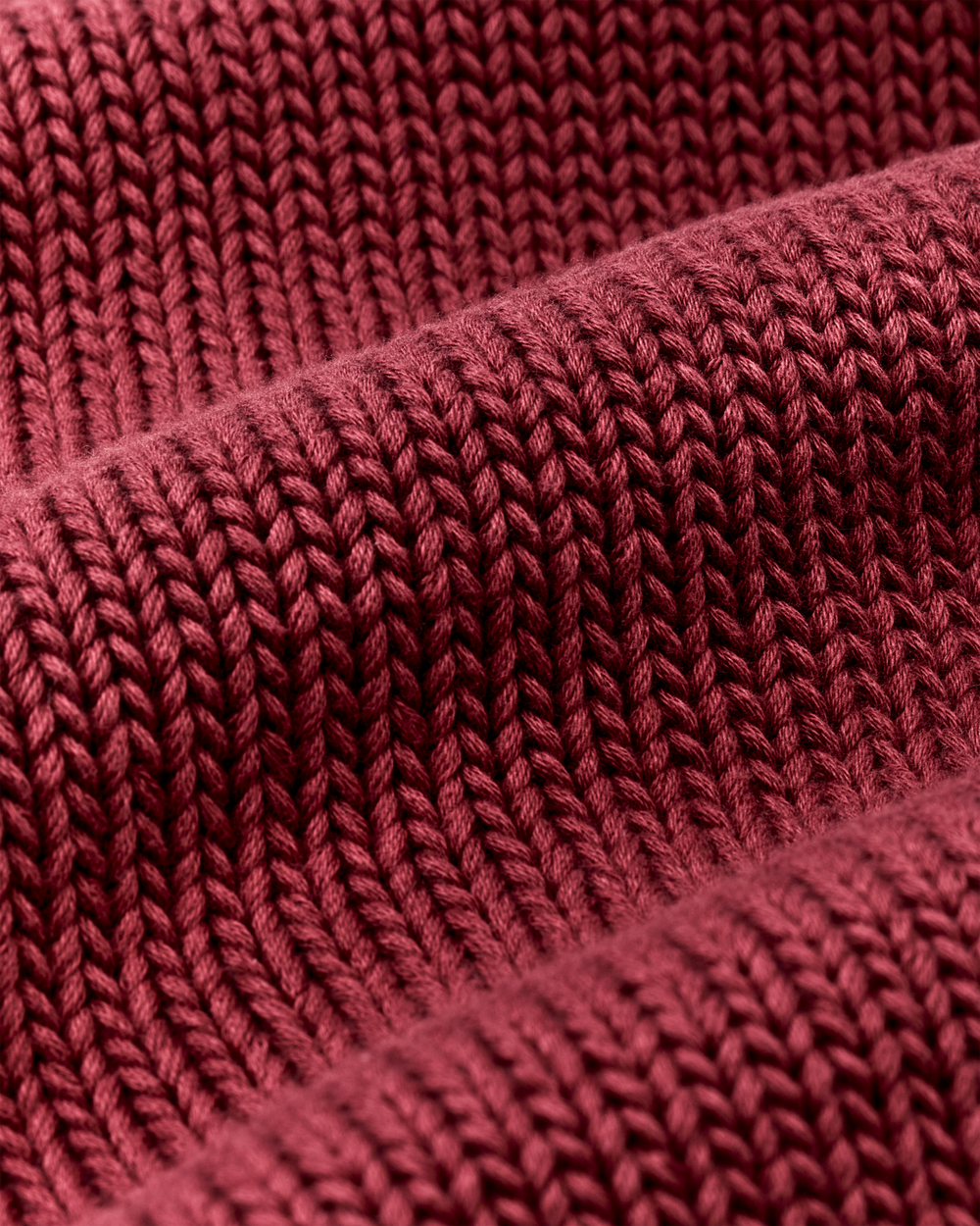 Women's Rustic Cotton Cardigan - Burgundy