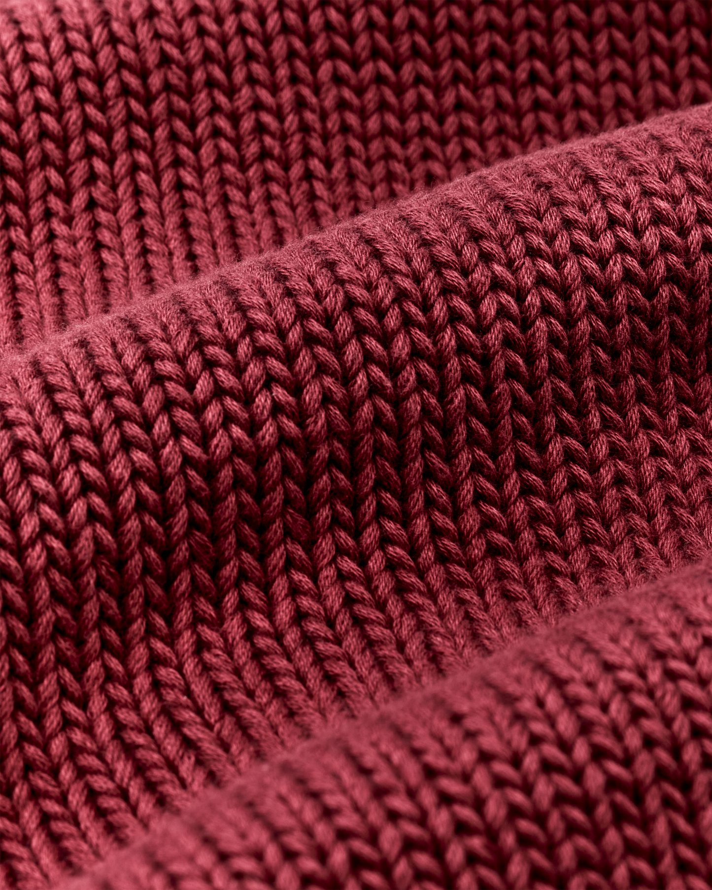 Women's Rustic Cotton Cardigan - Burgundy