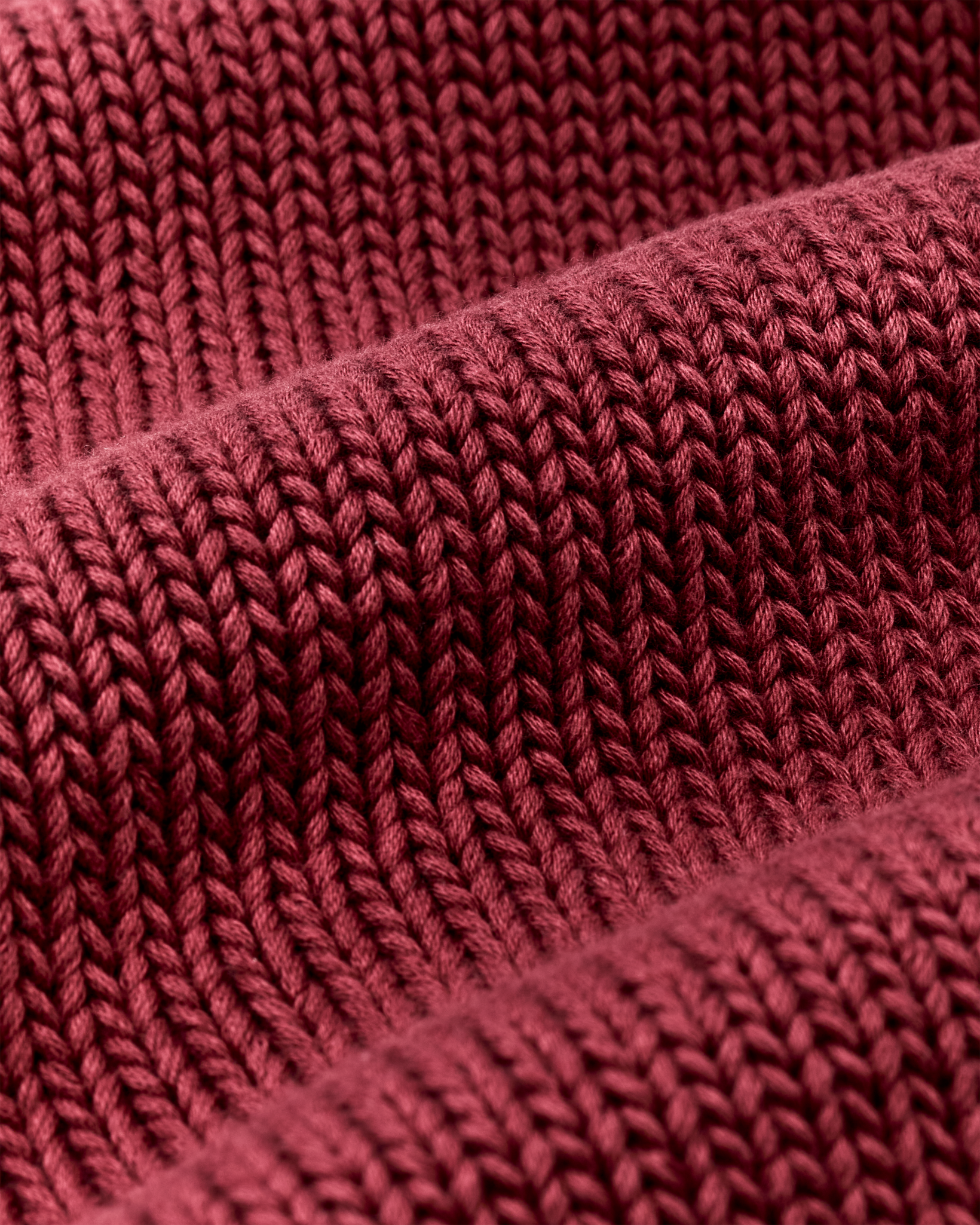 Women's Rustic Cotton Cardigan - Burgundy