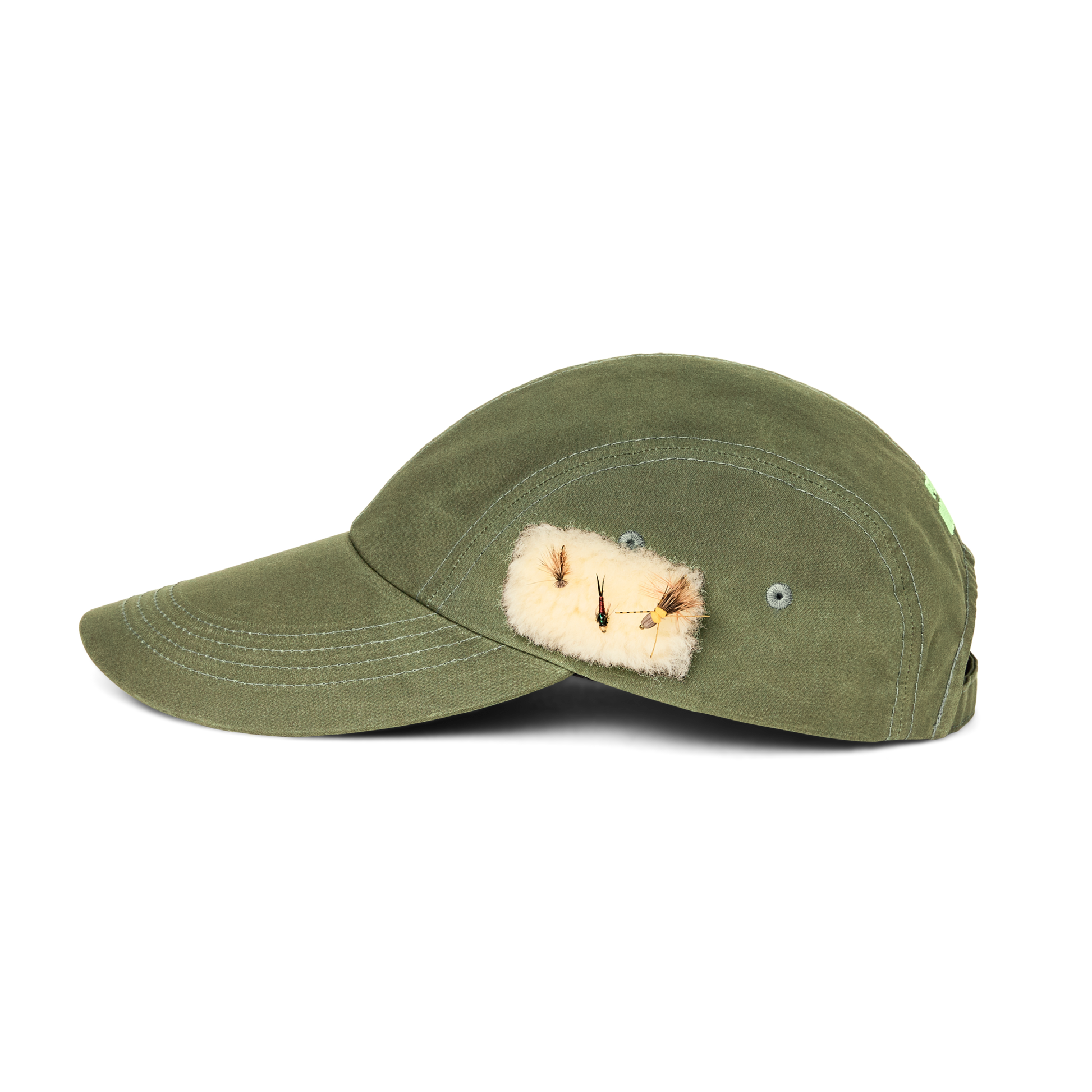 Alternate view of the Filson Filson X Housefly Ranger Duckbill Cap - Otter Green