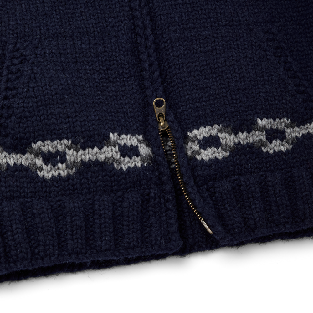Alternate view of the Filson Handmade Sweater - Navy Coal