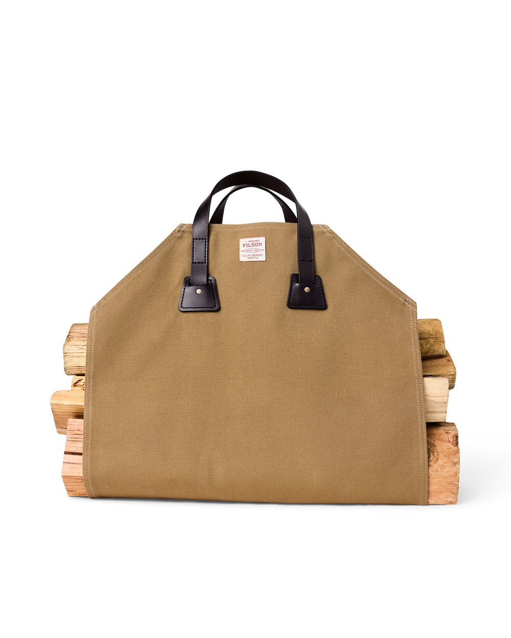 Rugged Twill Log Carrier - Tan