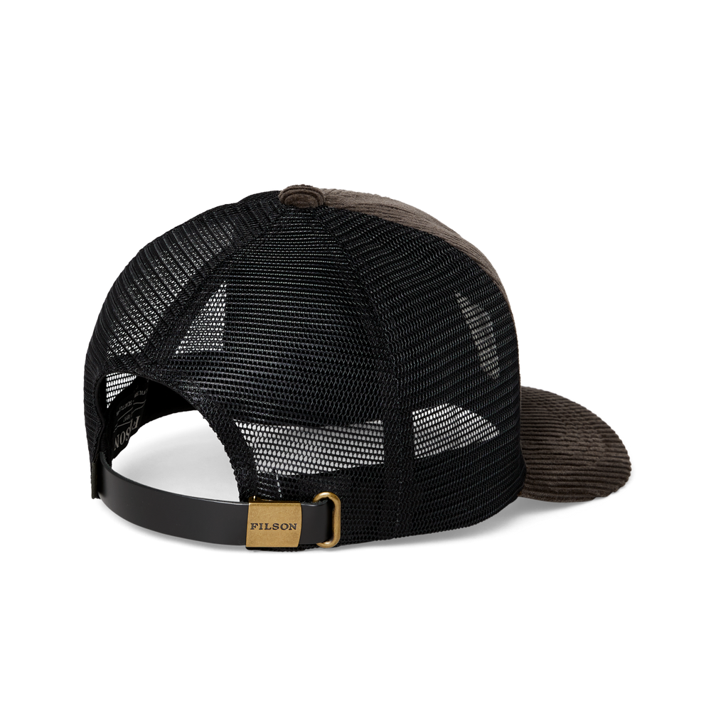 Alternate view of the Filson Mesh Logger Cap - Dark Brown / Scenic