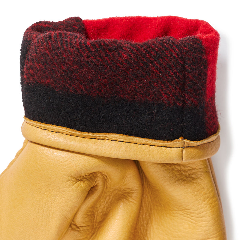 Northern Pacific Leather Mittens - Tan