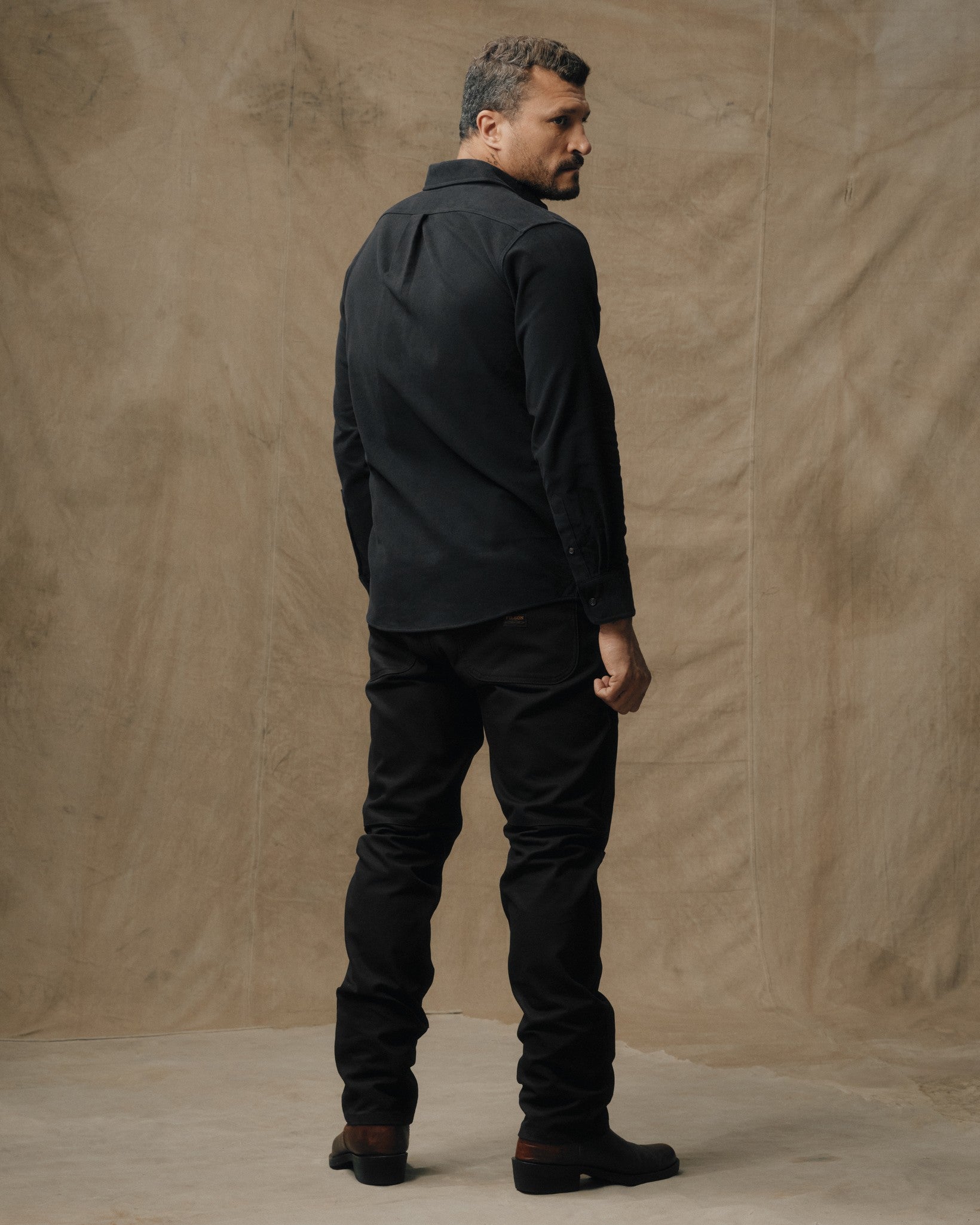 Samir is 6'2" wearing a size Medium