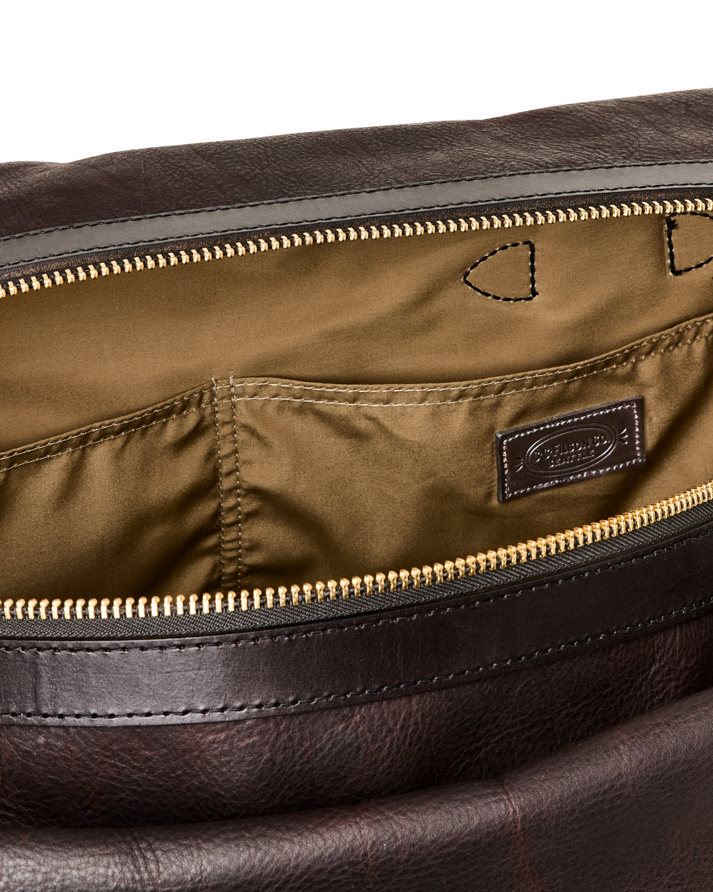 Heritage Leather Medium Duffle Bag - Ballard Brown