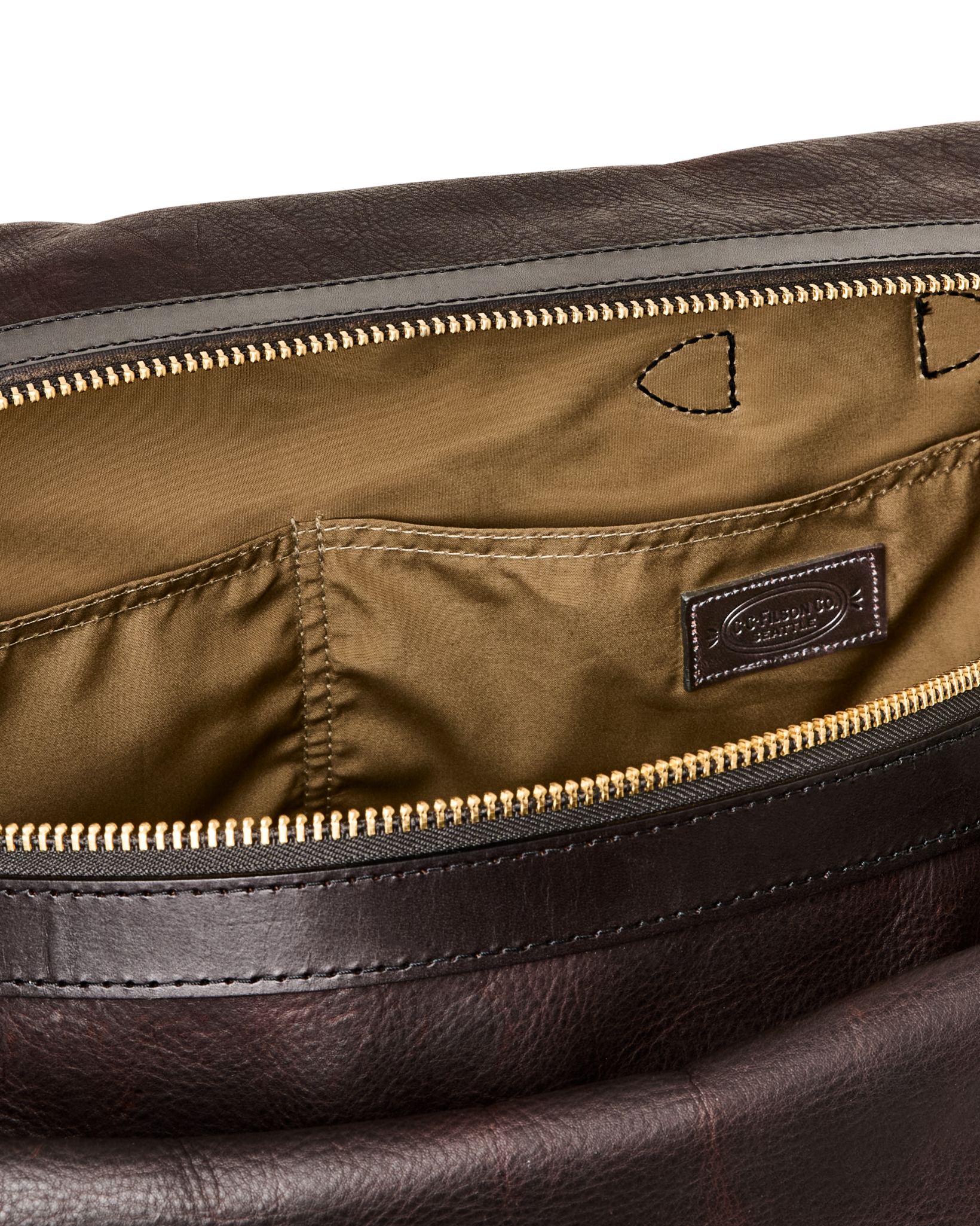 Heritage Leather Medium Duffle Bag - Ballard Brown