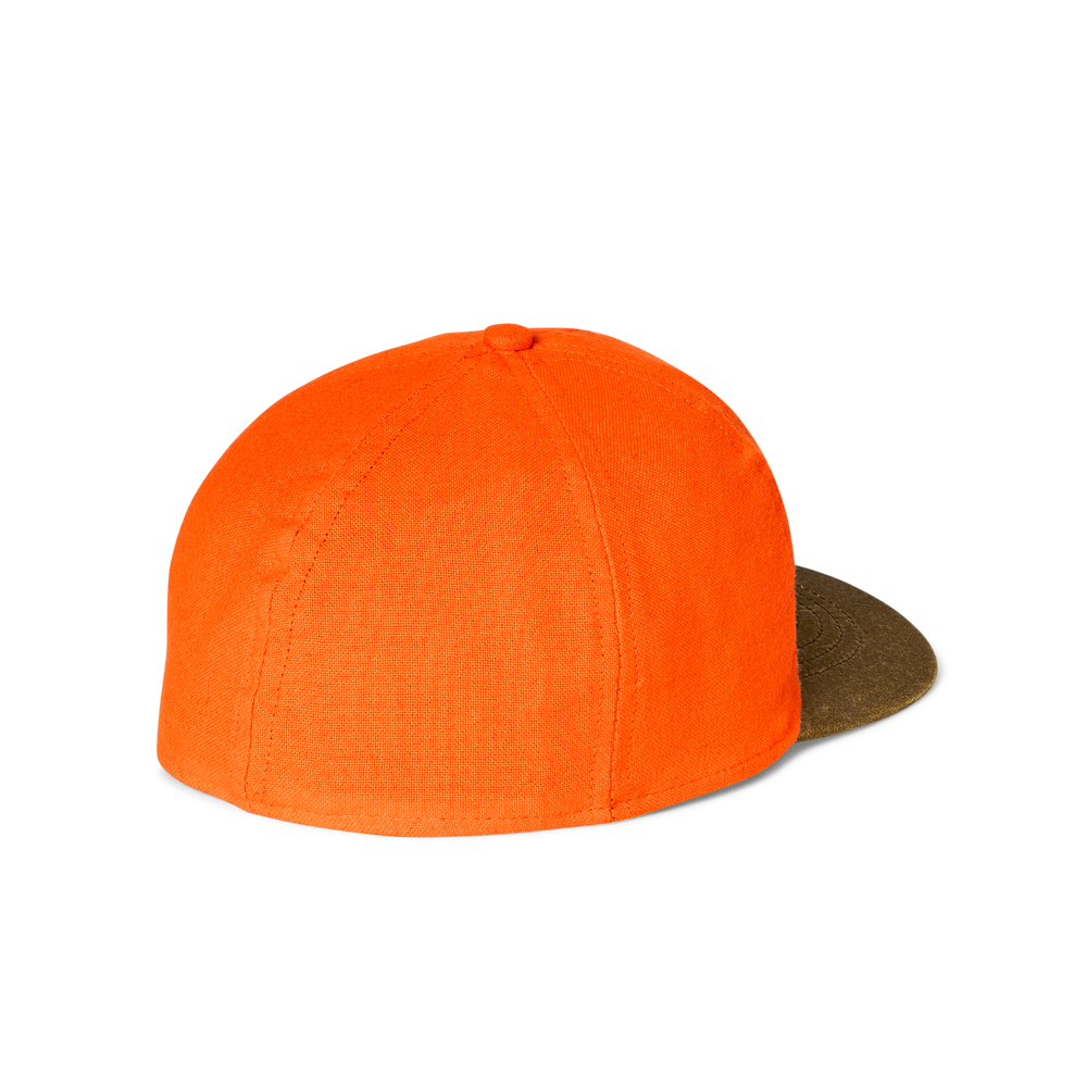 Alternate view of the Filson Insulated Blaze/tin Cloth Cap - Desert Tan/blaze Orange