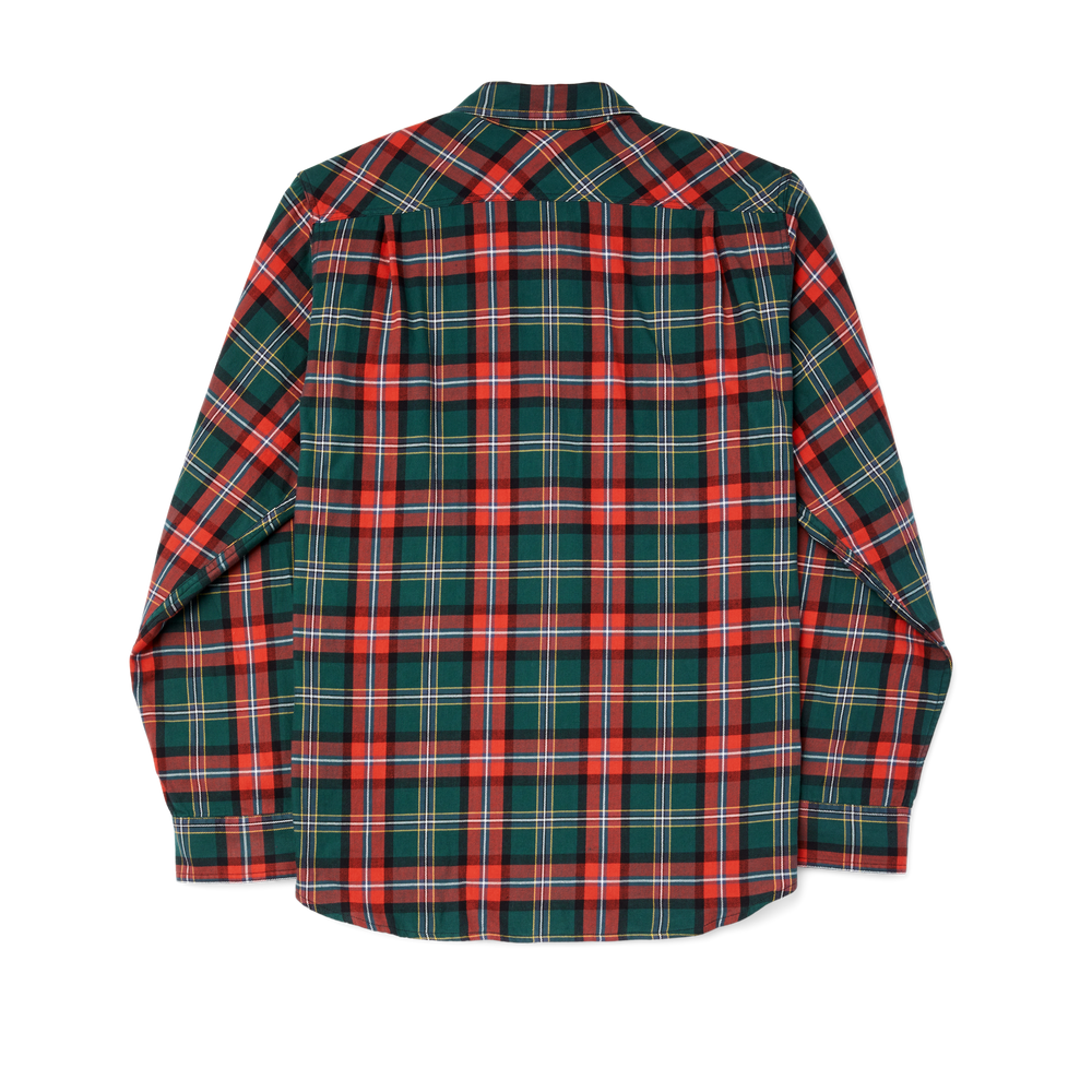 Alternate view of the Filson Scout Shirt - Green / Red / Black Plaid