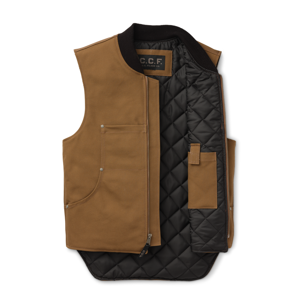 Alternate view of the Filson Ccf Work Vest - Sepia