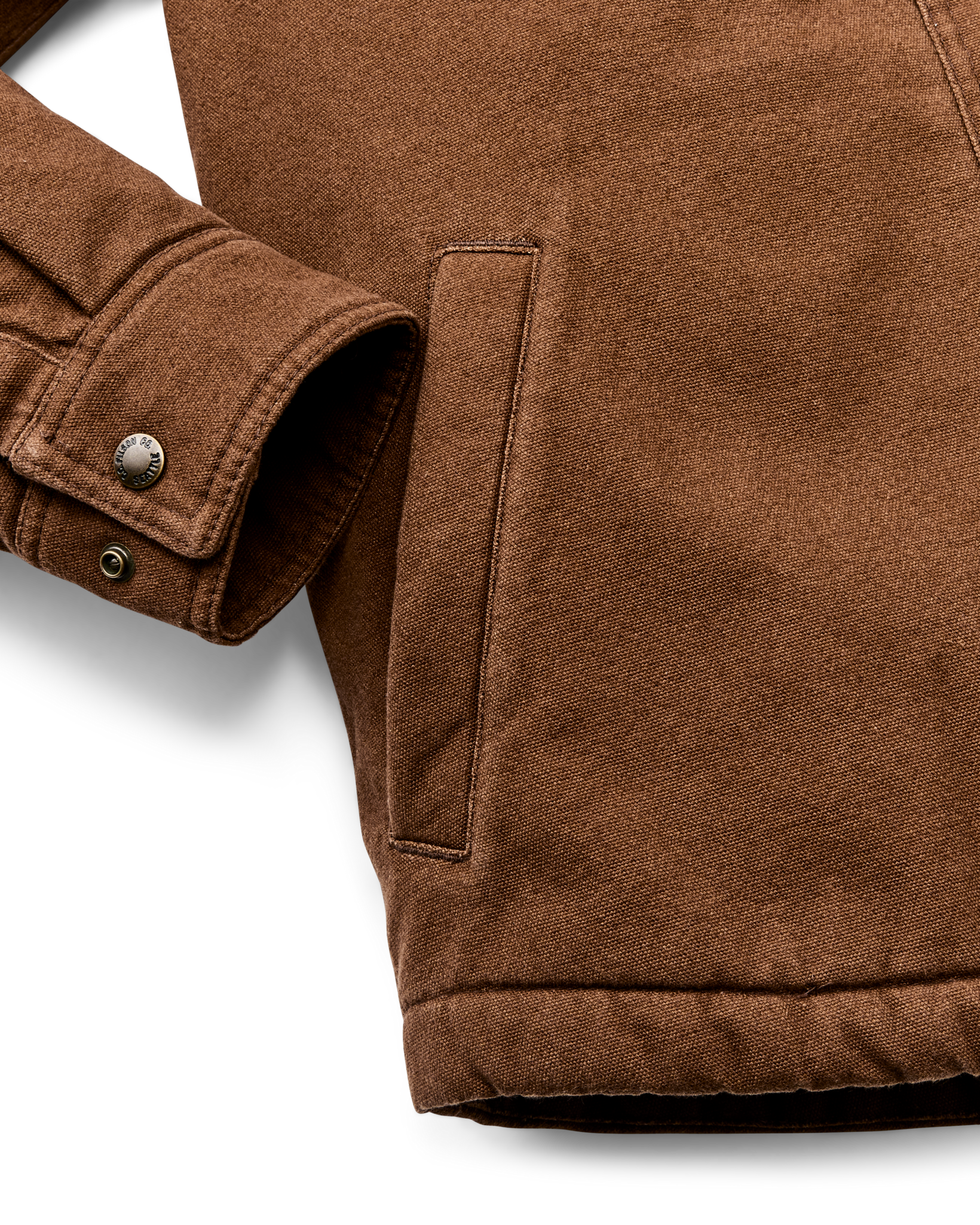 Fleece Lined Jac-shirt - Brown