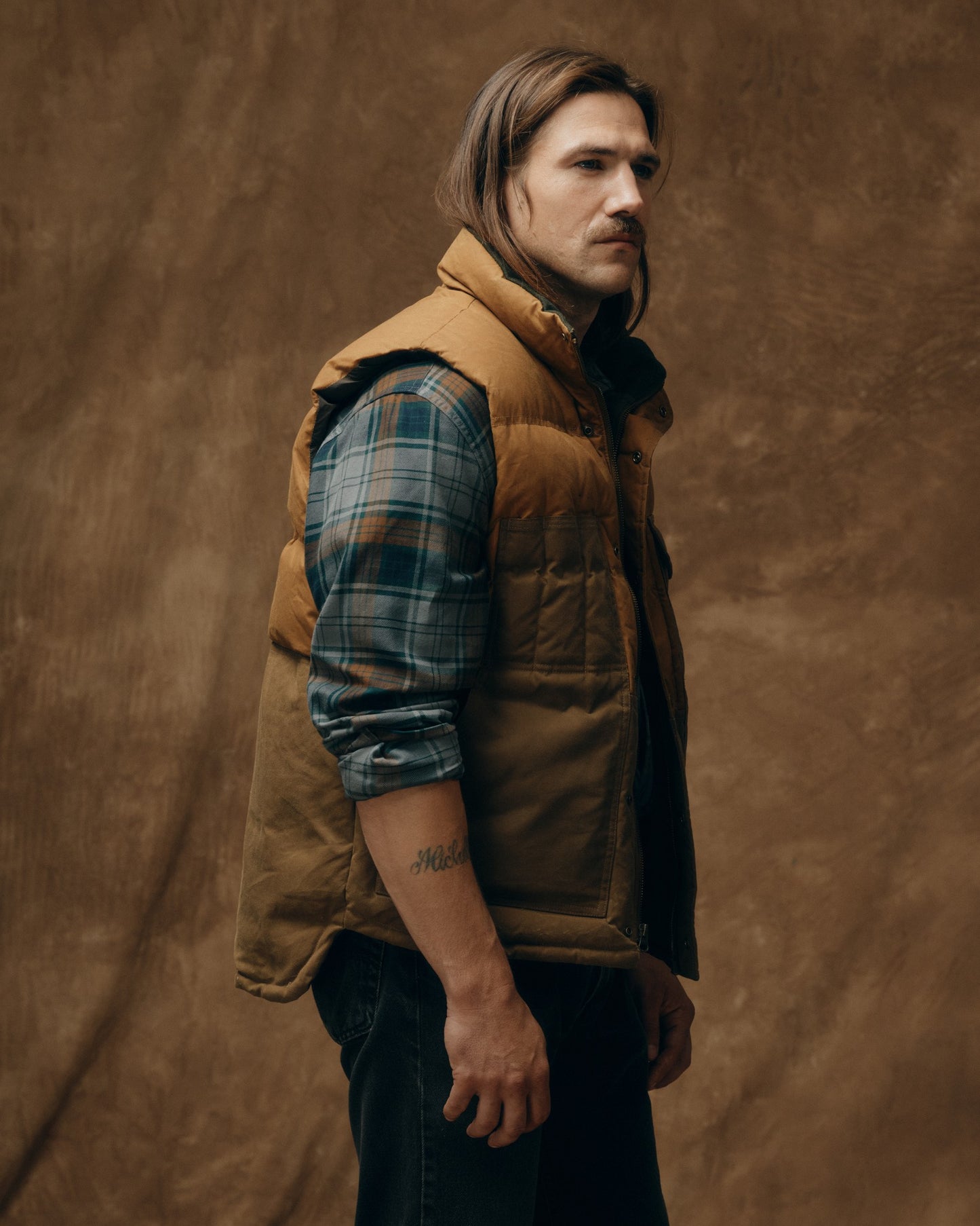 Down Cruiser Vest - Dark Tan