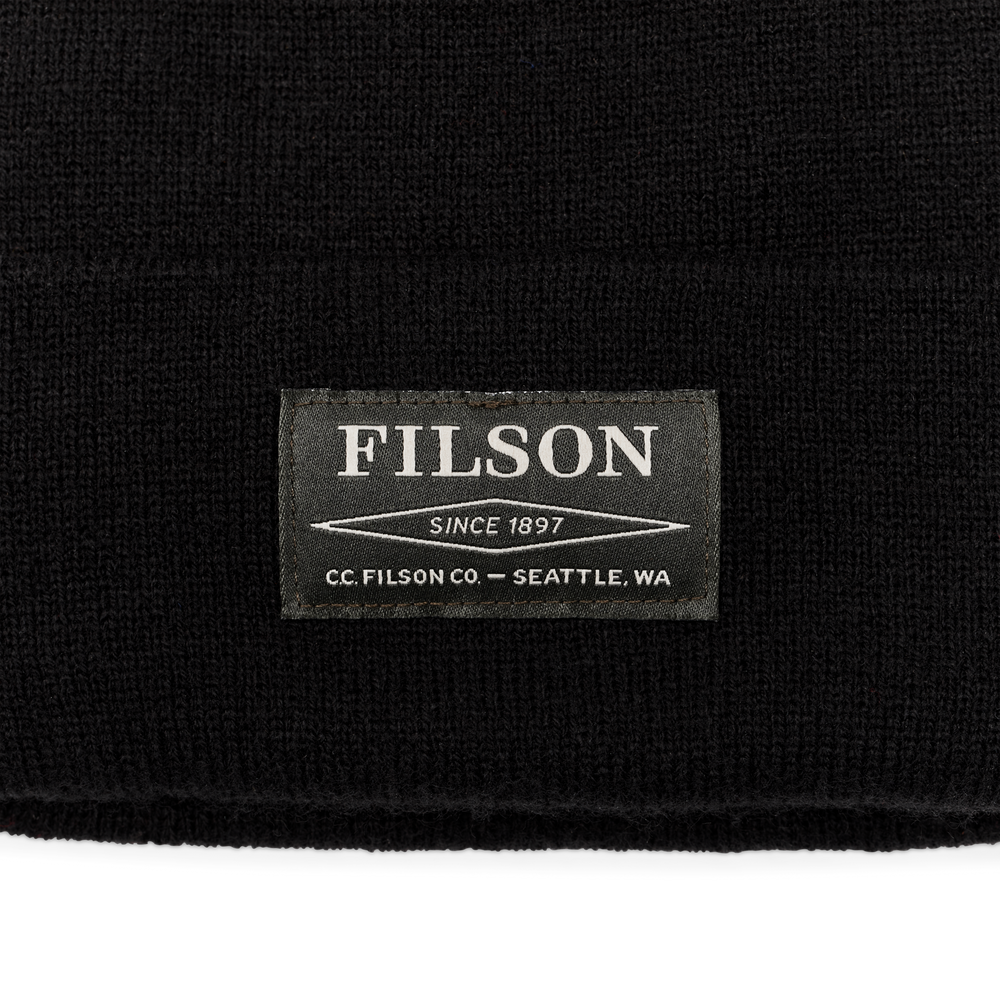 Alternate view of the Filson Acrylic Watch Cap - Black