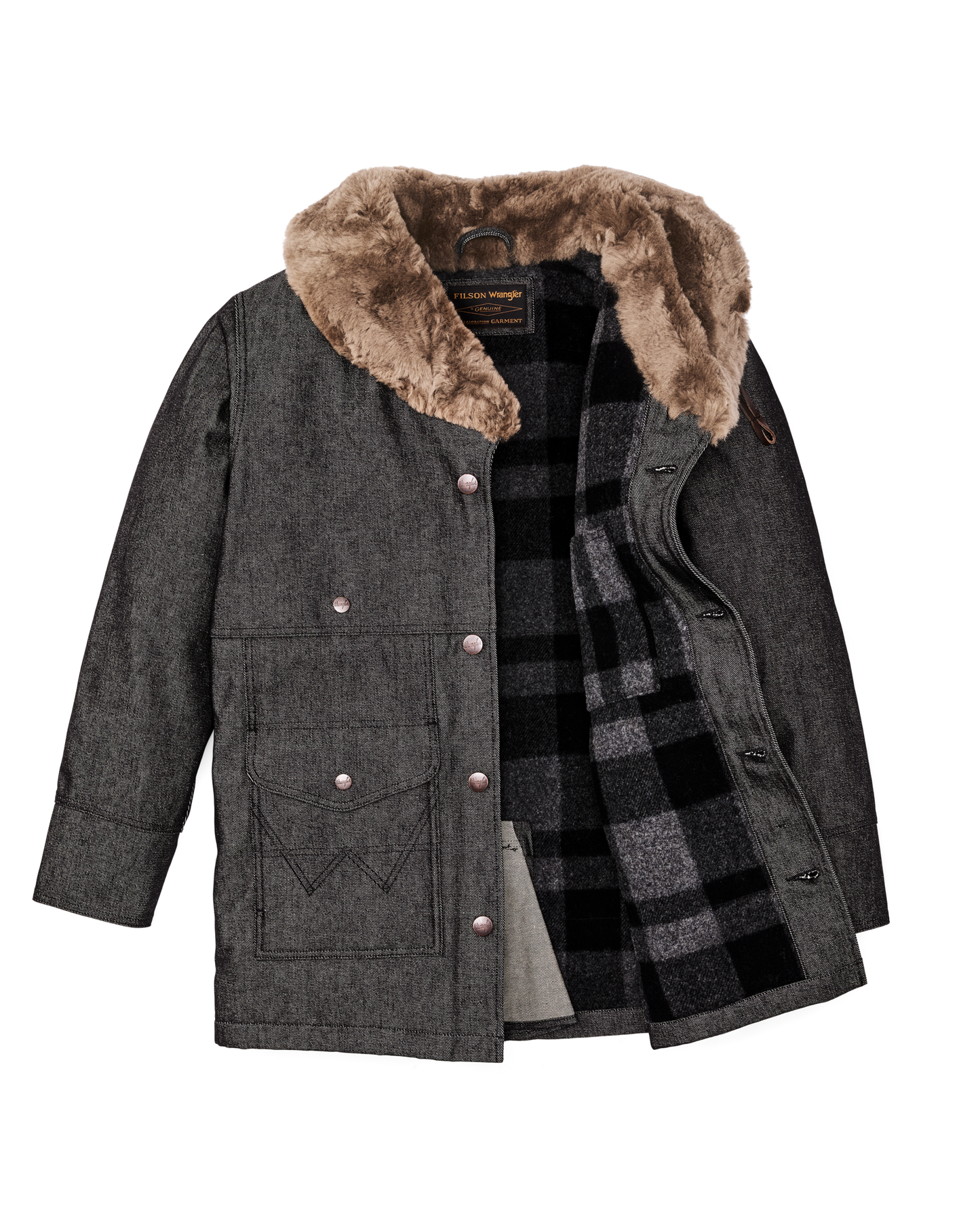 Wrangler X Filson Packer Coat - Black