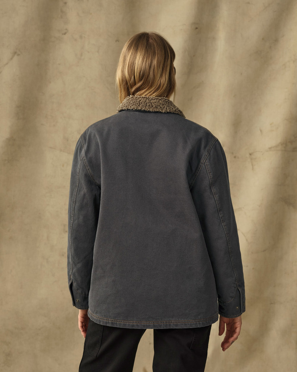 Women's Insulated Denim Outfitter Coat - Black