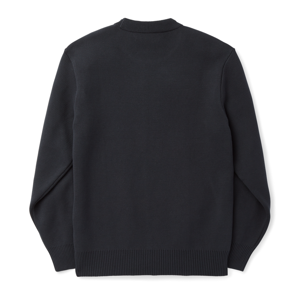 Alternate view of the Filson Cotton Crewneck Guide Sweater - Dark Navy