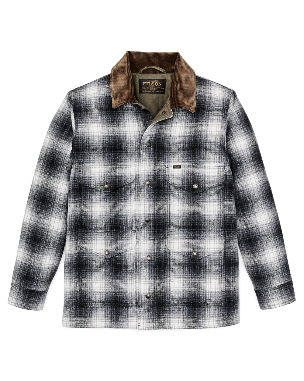 Spokane Insulated Cruiser Jacket - Charcoal Ombre